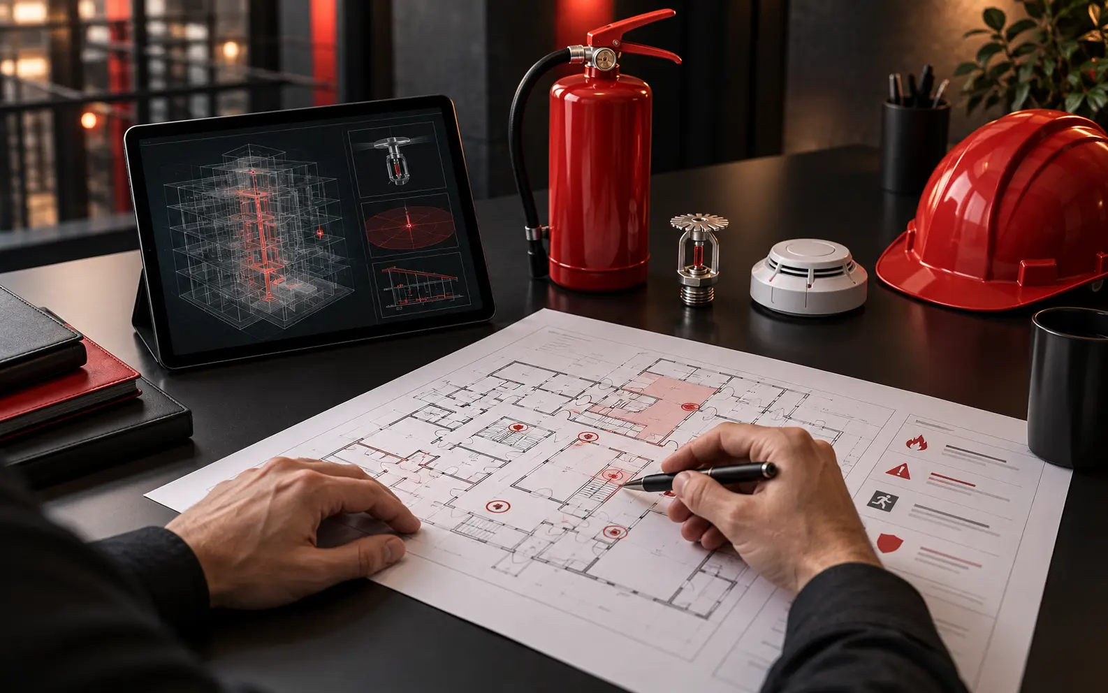 Yangın güvenliği keşif, risk analizi ve projelendirme çalışması